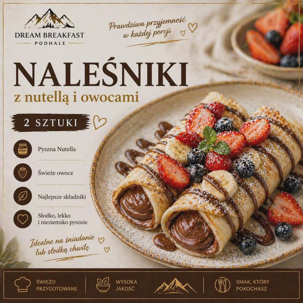 Naleśniki z Nutellą i Owocami